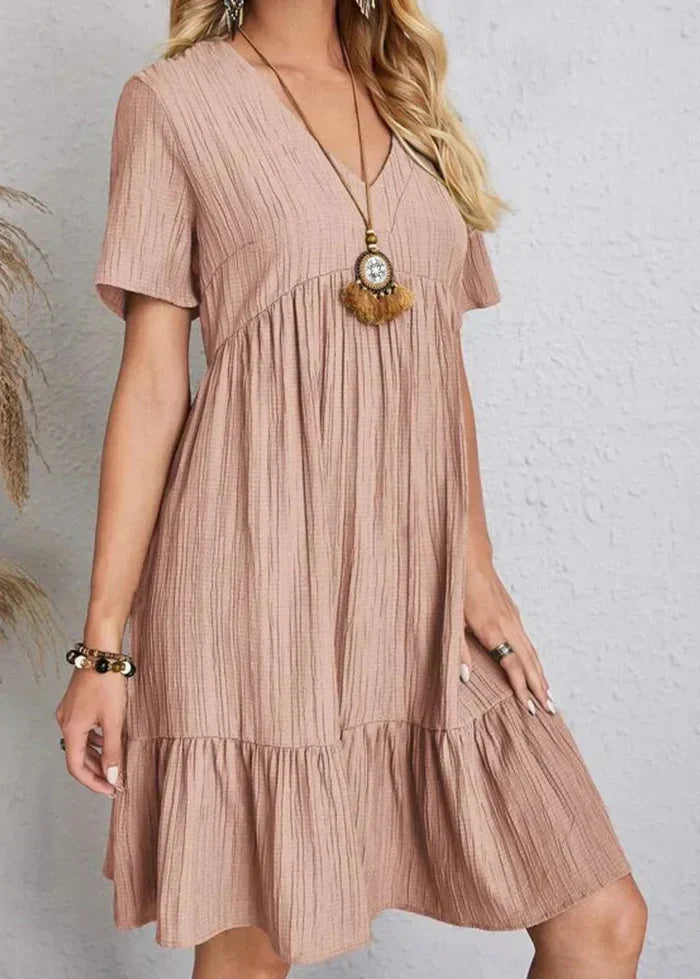 Lorene - Elegant Tummy Flattering Dress