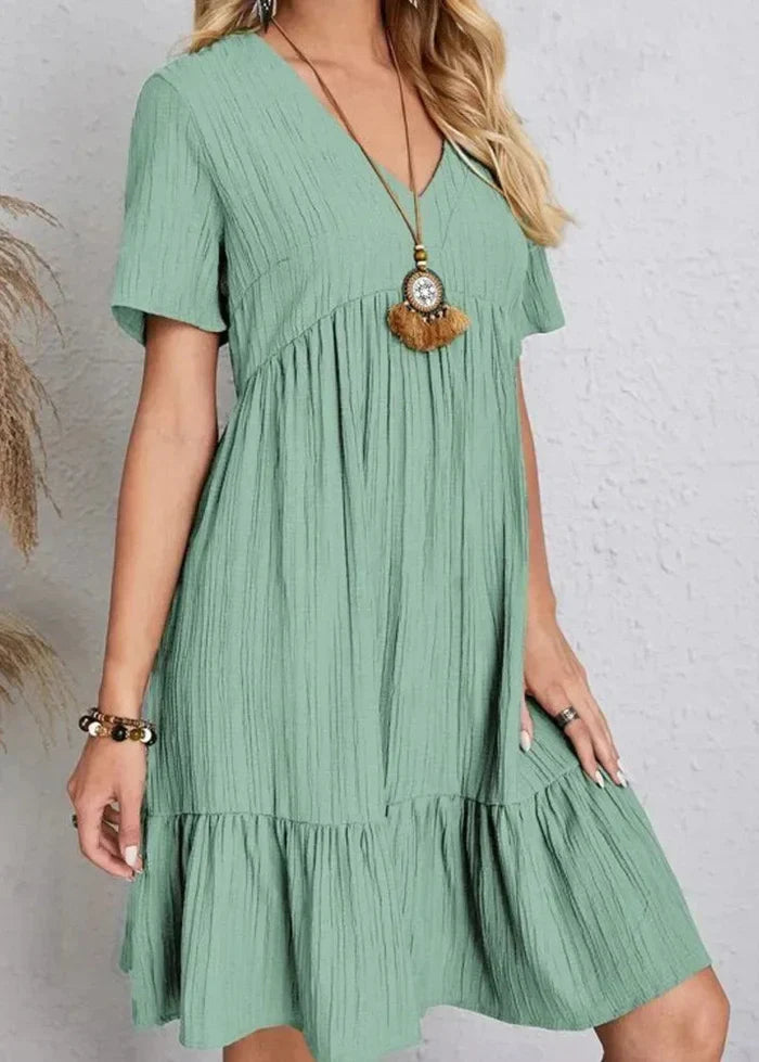 Lorene - Elegant Tummy Flattering Dress