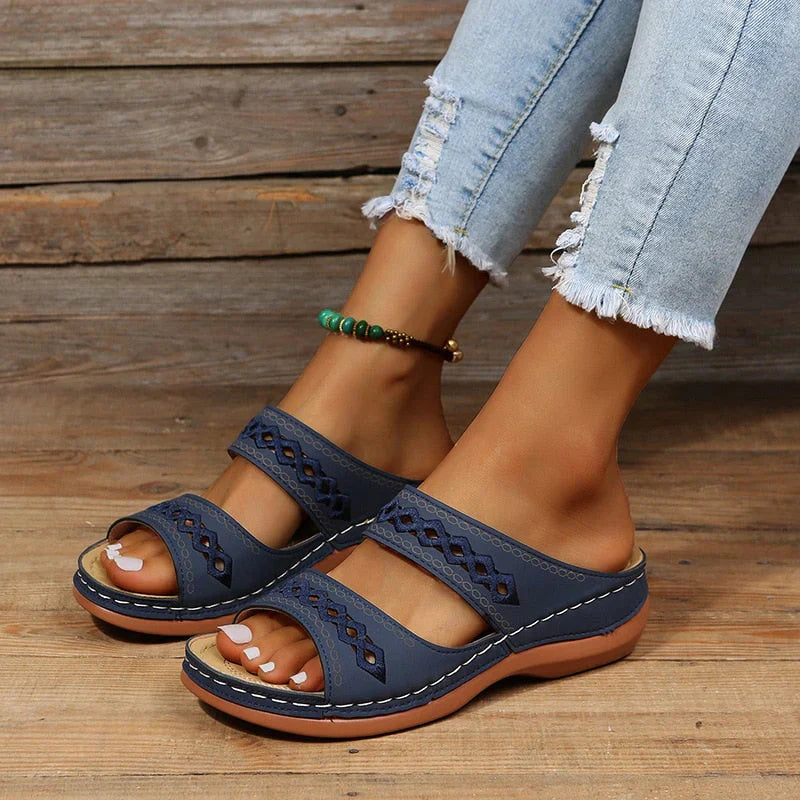 Courtney™ | Stylish Double-Strap Sandals