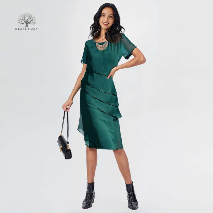 Isabella | Elegant Tummy Flattering Dress