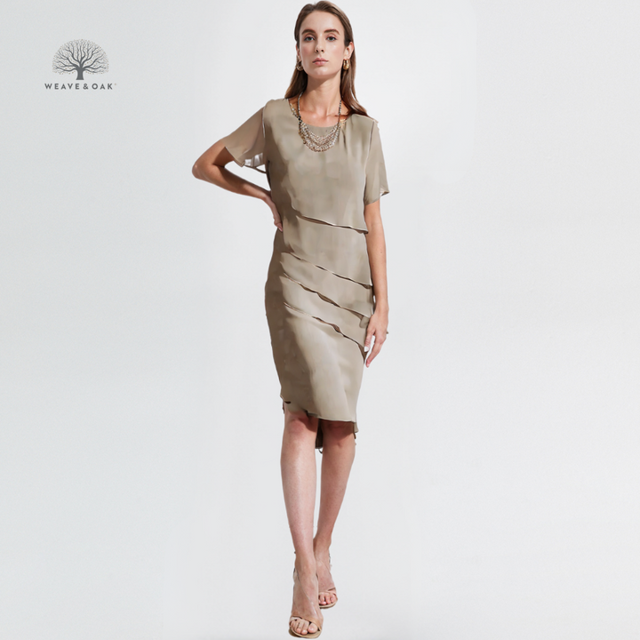 Isabella | Elegant Tummy Flattering Dress