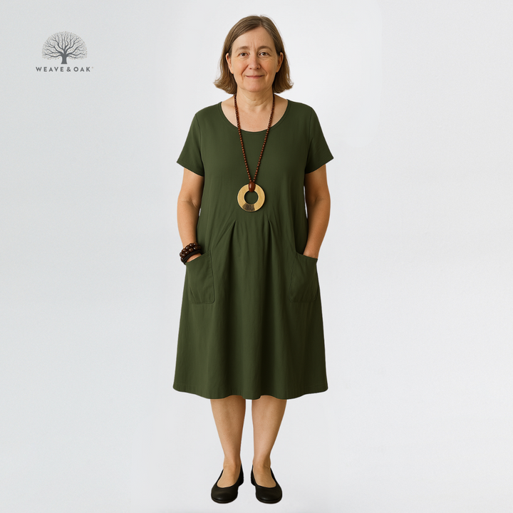 Lina | Timeless Tummy Flattering Comfort Dress