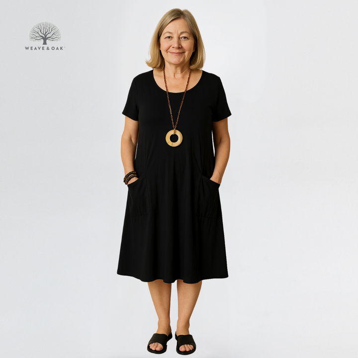 Lina | Timeless Tummy Flattering Comfort Dress