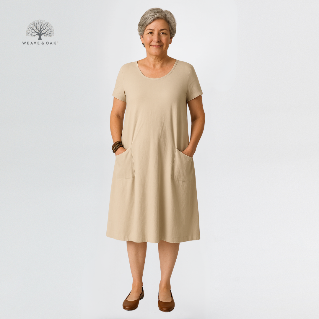 Lina | Timeless Tummy Flattering Comfort Dress