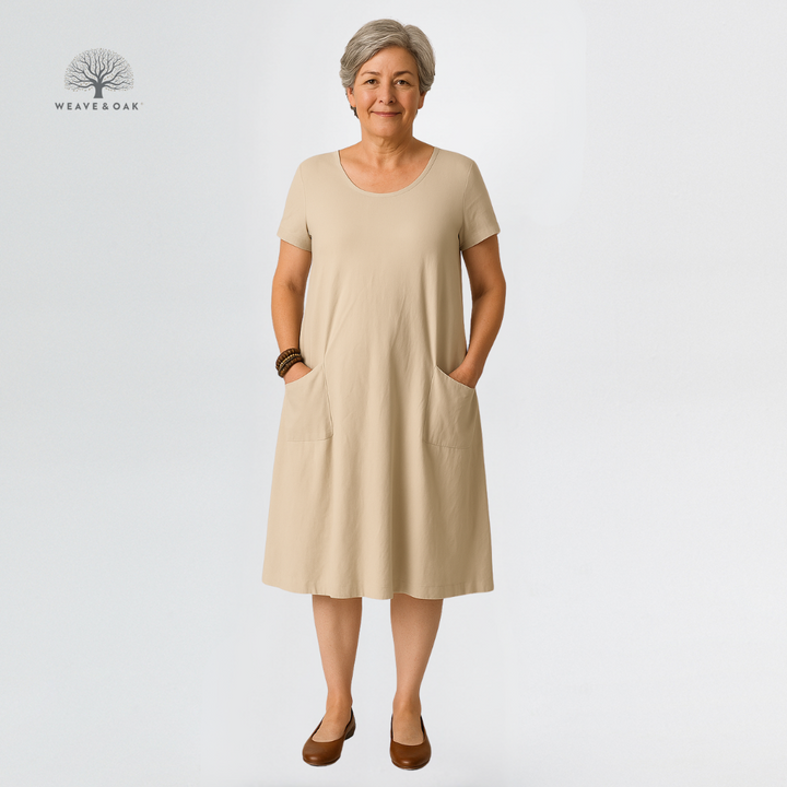 Lina | Timeless Tummy Flattering Comfort Dress
