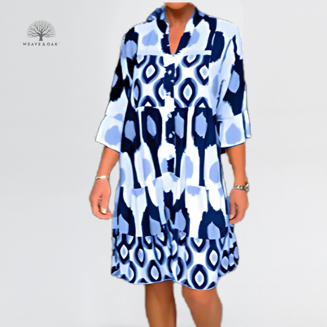 Leona | Bold Print Breezy Elegance Dress
