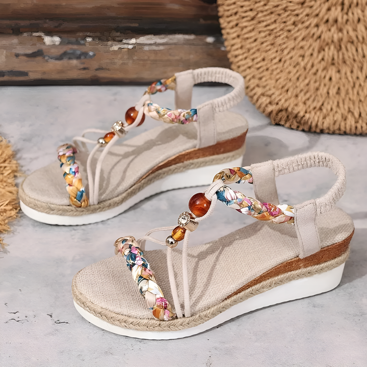 Delilah - Elegant Wedge Summer Sandals