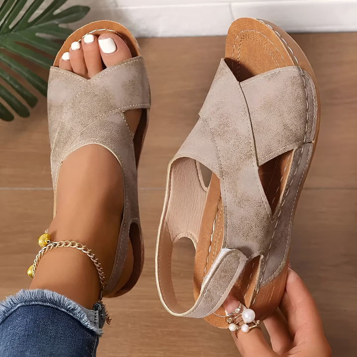 Indie - Vintage Summer Wedge Sandals