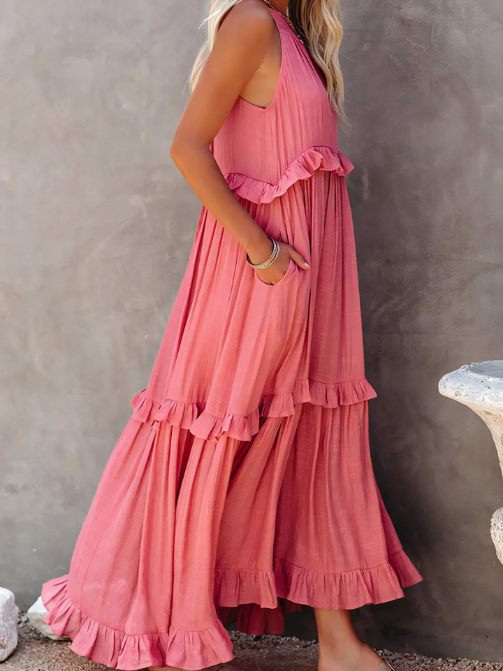 Mabel™ Ruffle Breeze Maxi Dress
