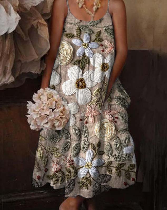 Sadie Enchantment Dress - Bohemian Flower