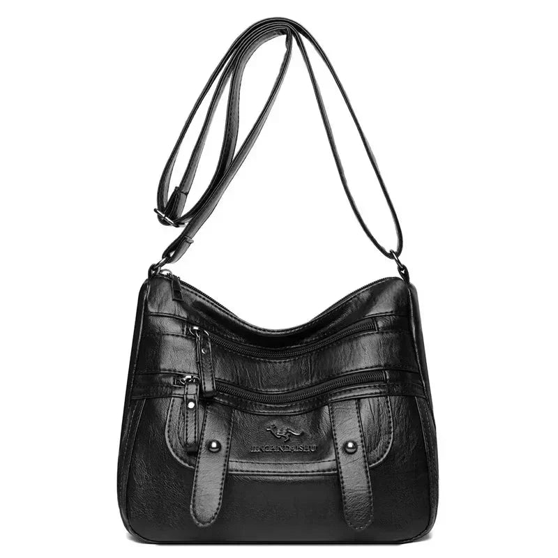 Wren | Stylish Retro Multi-Pocket PU Leather Bag