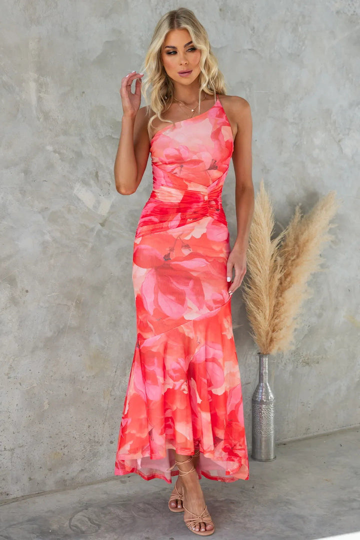 Xanthe - Pleated Summer Maxi Dress