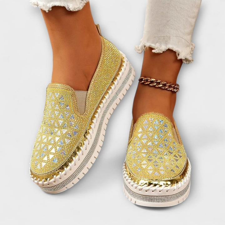 Vada – Slippers adorned with rhinestones