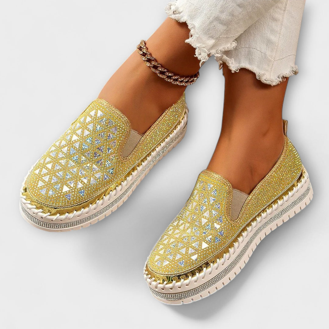 Vada – Slippers adorned with rhinestones