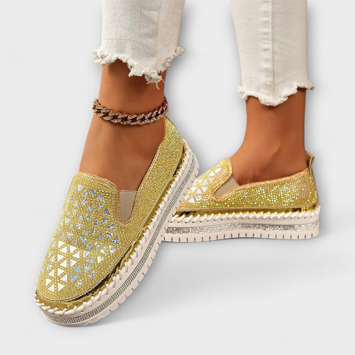 Vada – Slippers adorned with rhinestones