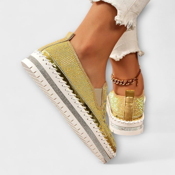 Vada – Slippers adorned with rhinestones