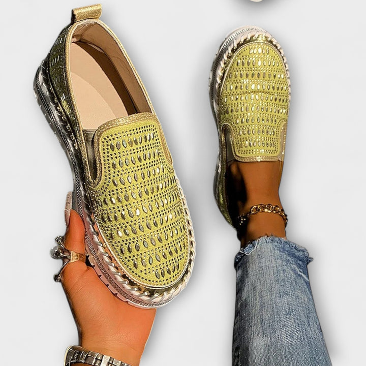 Thalia – Casual Platform Loafers with Round Toe