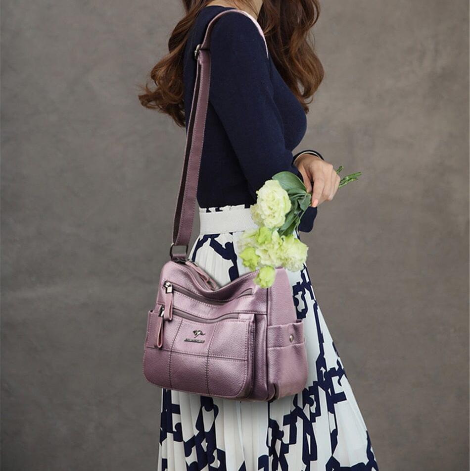 Evangeline | Designer Multi-Layer Crossbody Bag