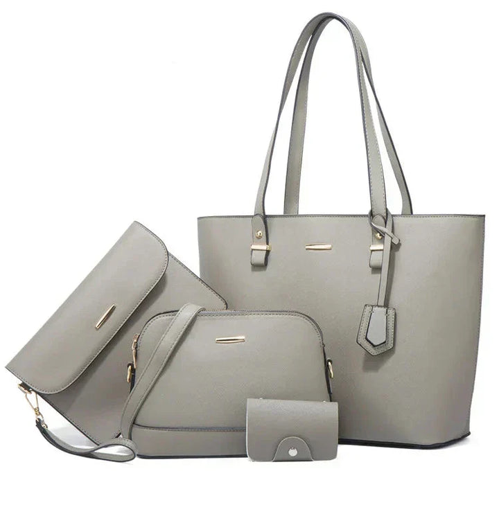 Ashby | Versatile 3-Piece Leather Handbag and Shoulder Bag Set