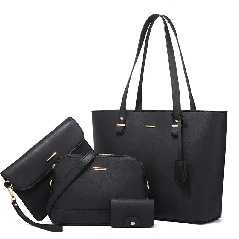 Ashby | Versatile 3-Piece Leather Handbag and Shoulder Bag Set