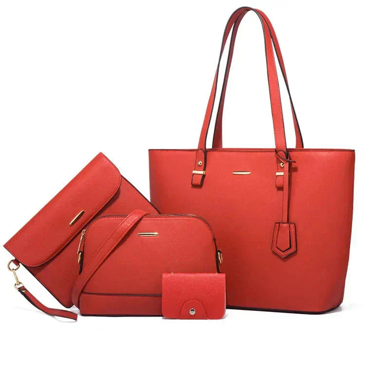 Ashby | Versatile 3-Piece Leather Handbag and Shoulder Bag Set