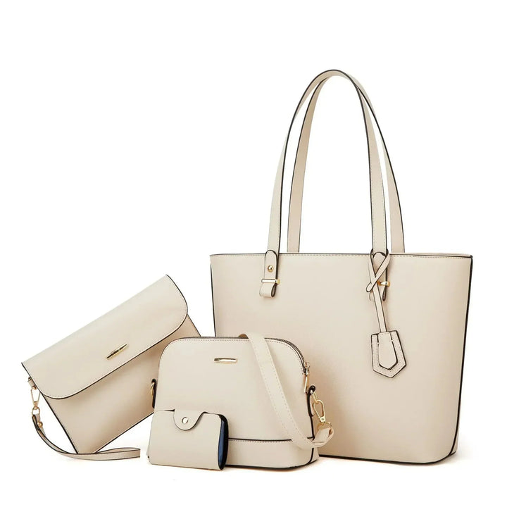 Ashby | Versatile 3-Piece Leather Handbag and Shoulder Bag Set
