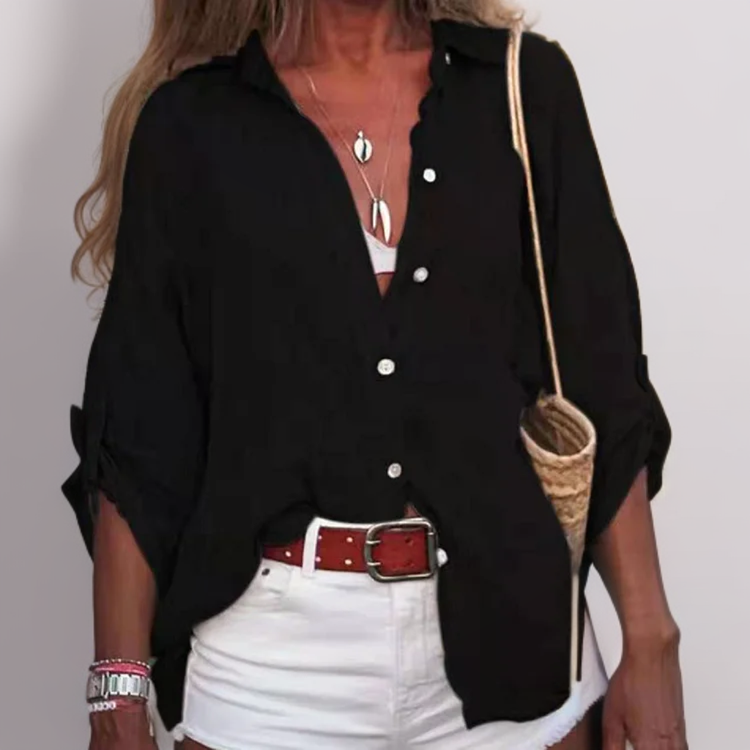 Alita┃Relaxed Solid Color Top