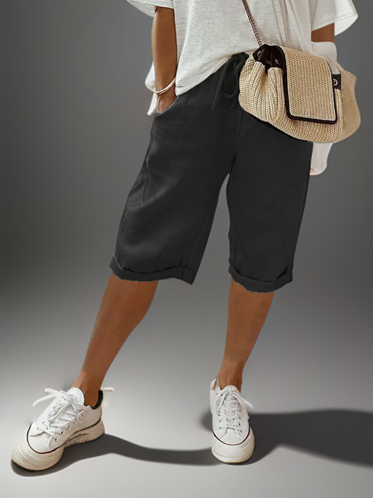 Beatrice | Pants with drawstring and side pockets