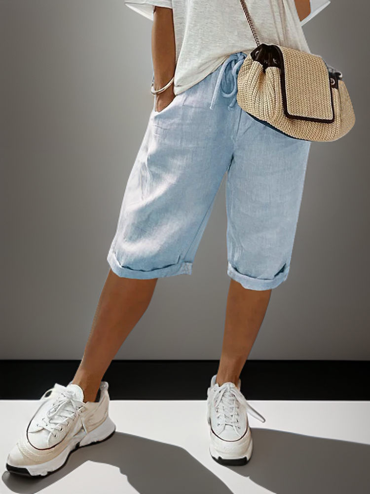 Beatrice | Pants with drawstring and side pockets