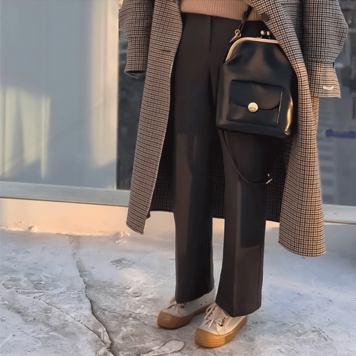 Vintage Kiss-Lock Bag - Retro Chic Essential