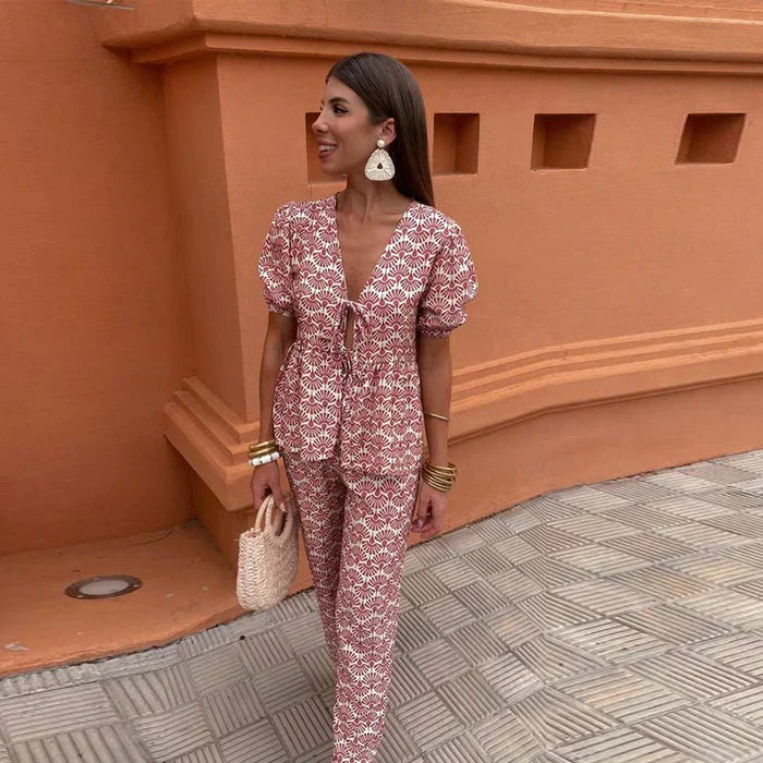 Rayne - Elegant Two Piece Summer Set