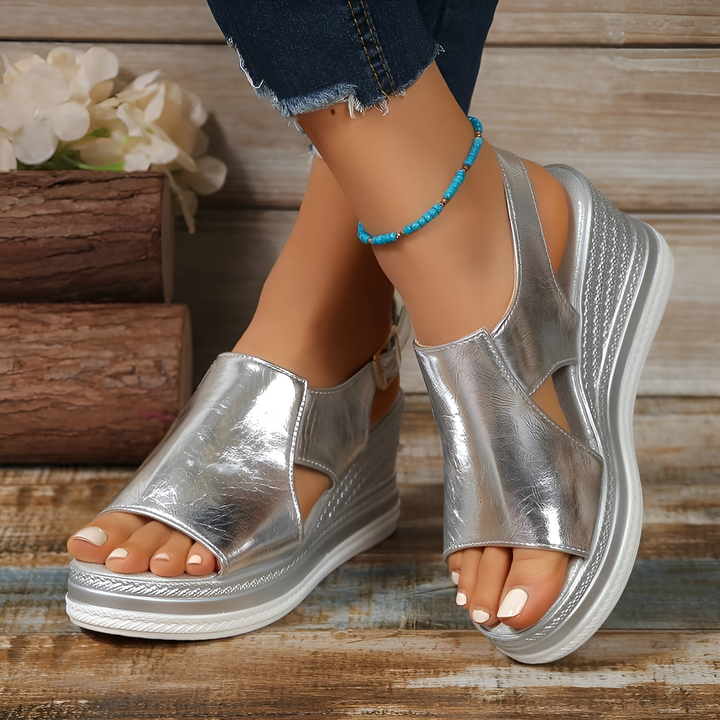 Elle - Orthopedic Wedge Platform Sandals