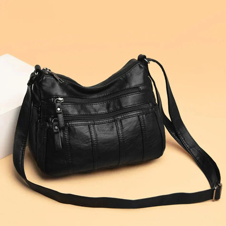 Oriana | Luxury PU Leather Multi-Layer Pocket Bag