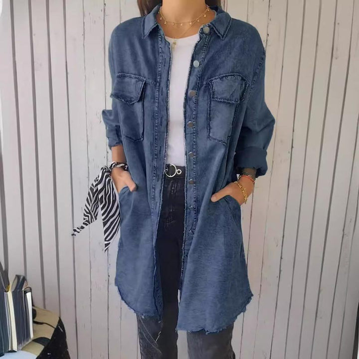 Deandra™ | Oversized Denim Shirt