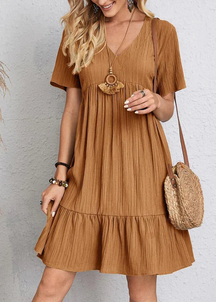 Lorene - Elegant Tummy Flattering Dress