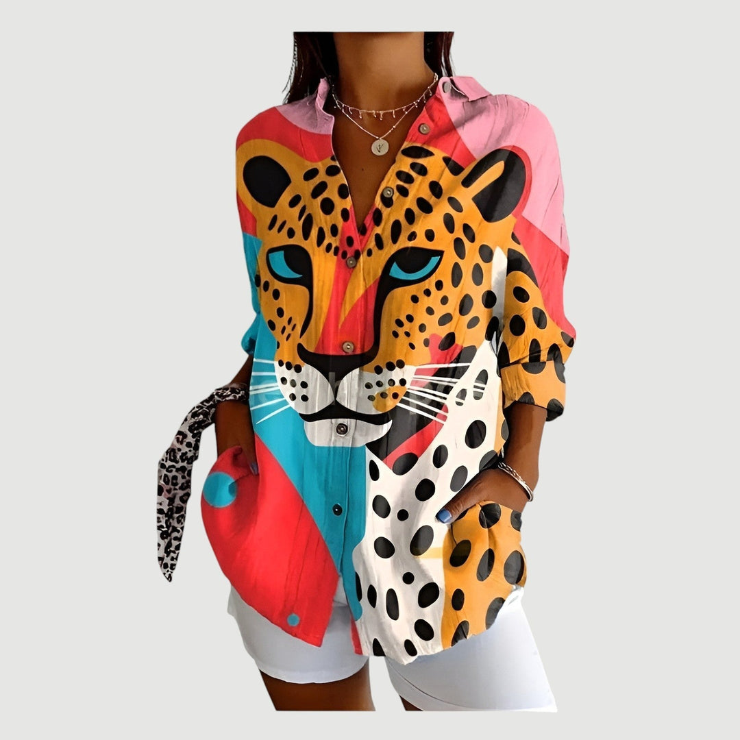 Dagna™ | Artistic Flower Blouse