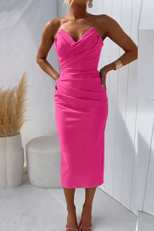 Florence | Backless Midi Dress