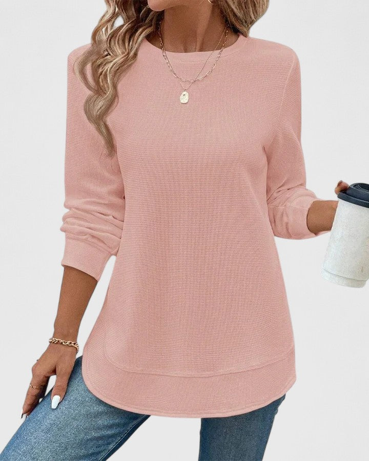 Nadyalyn | Elegant O-Neck Long Sleeve