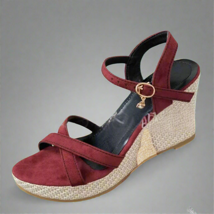 Xeltrud | Comfortable Platform Sandals with Wedge Heel