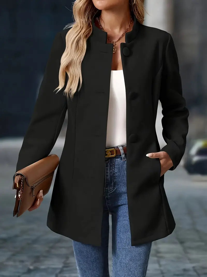 Enrietta - Fashionable Single Breasted Blazer