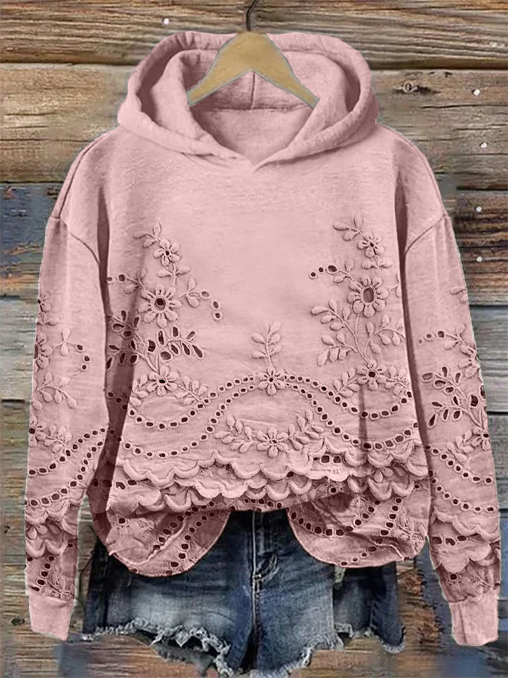 Linda | Sweater with Lace Details