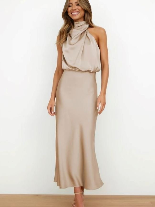 Monroe - Elegant Silk Dress