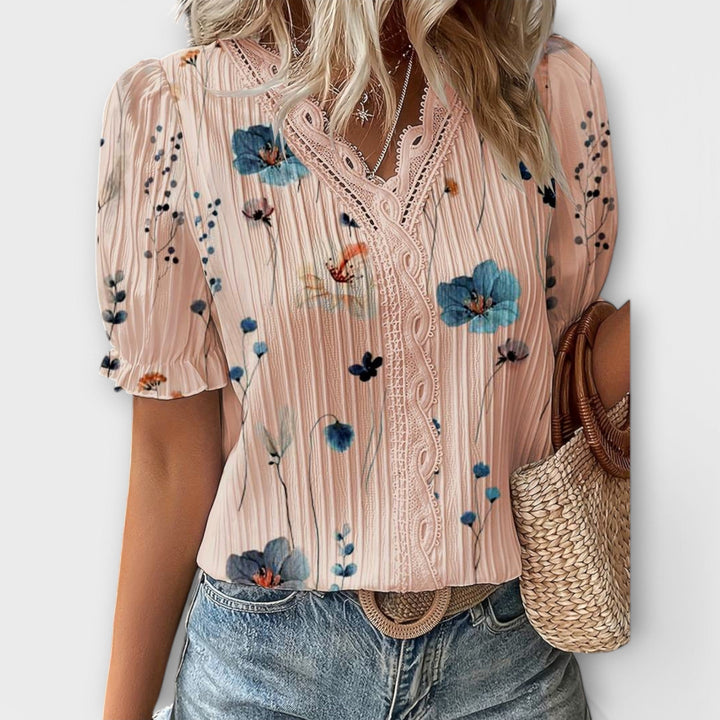 Emily – Stylish V-Neck Blouse