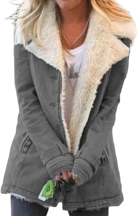 Zayna – Comfortable Coat with Long Sleeves