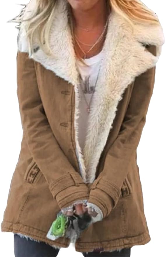 Zayna – Comfortable Coat with Long Sleeves