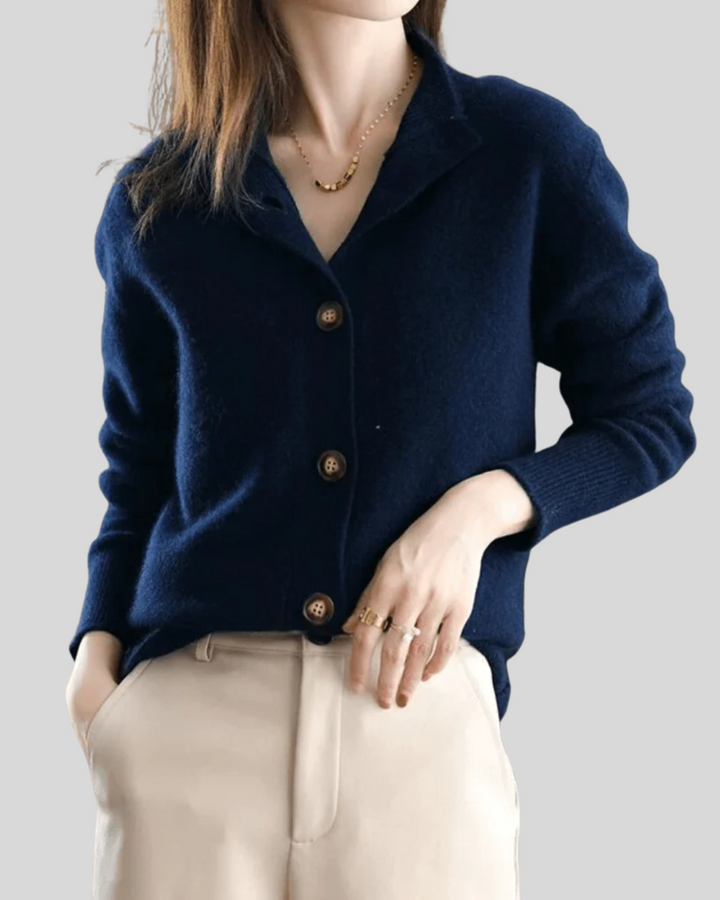 Lysiane™ - RETRO-STYLE KNITTED GILET WITH ELEGANT DESIGN