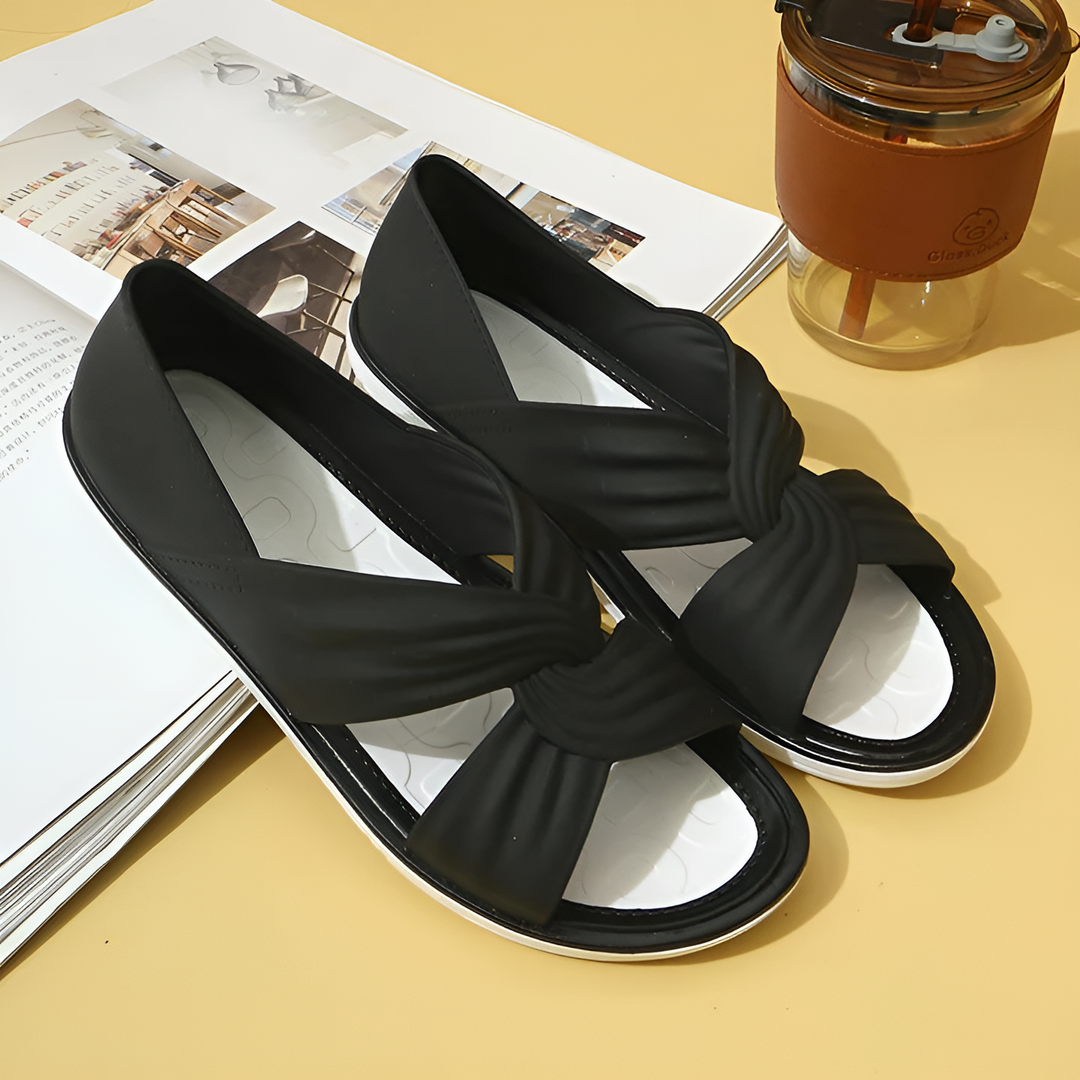 Ximena - Bow Tie Slip-On Sandal