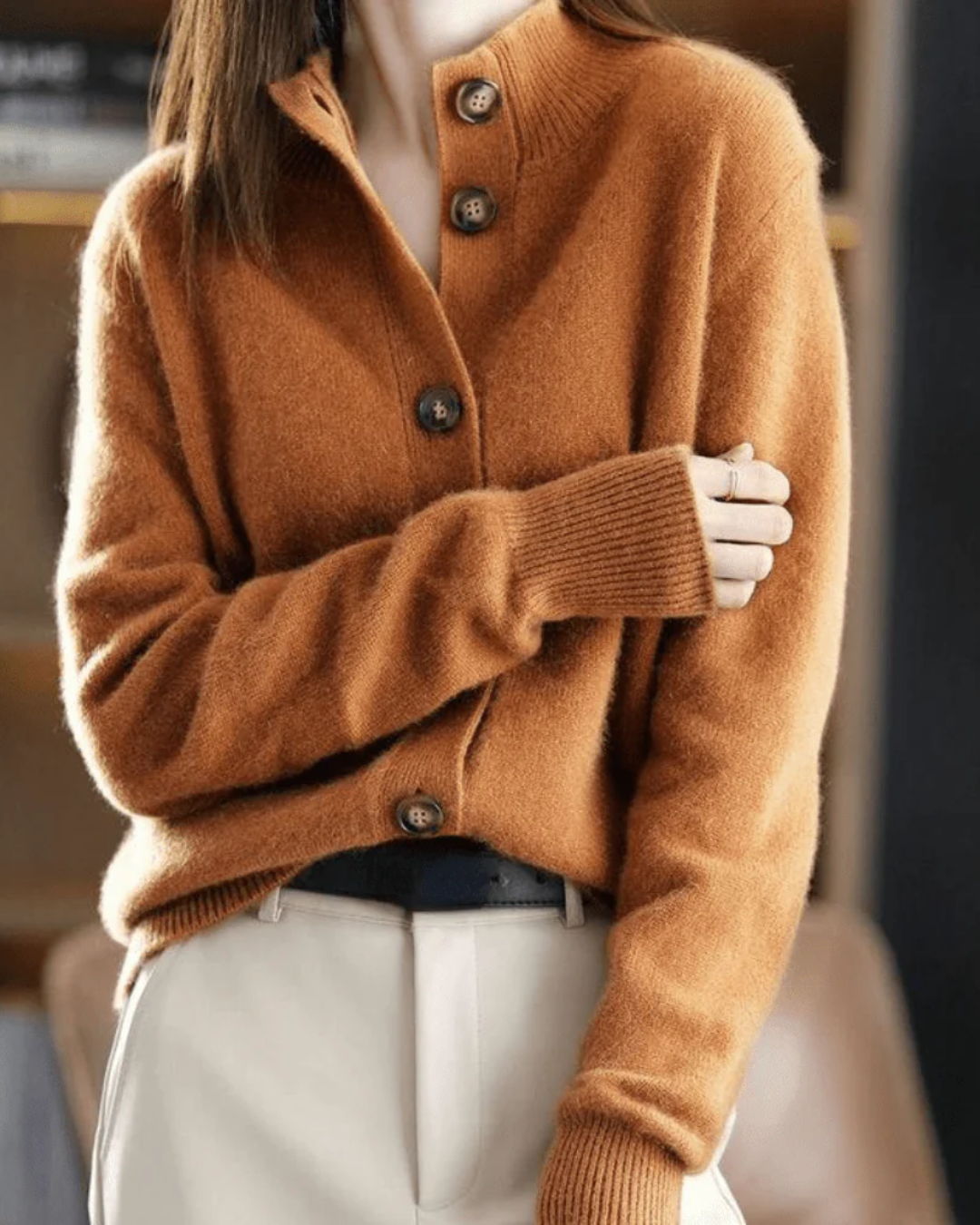 Lysiane™ - RETRO-STYLE KNITTED GILET WITH ELEGANT DESIGN