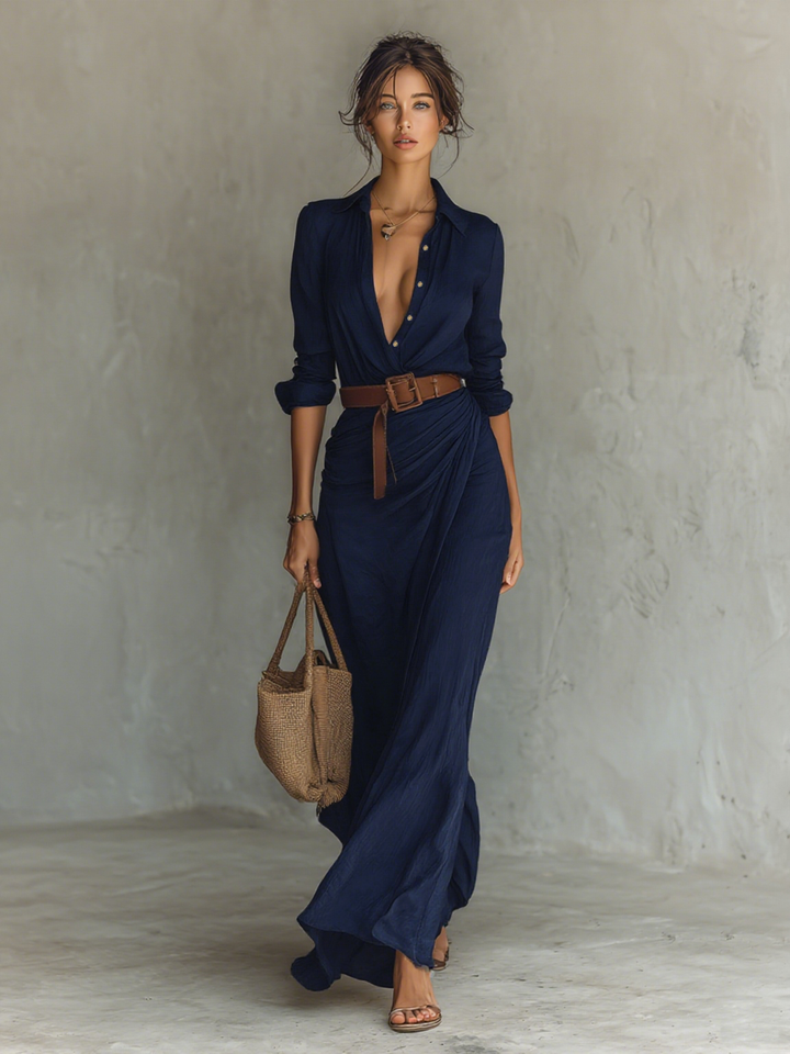Sara™ Maxi Wrap Dress