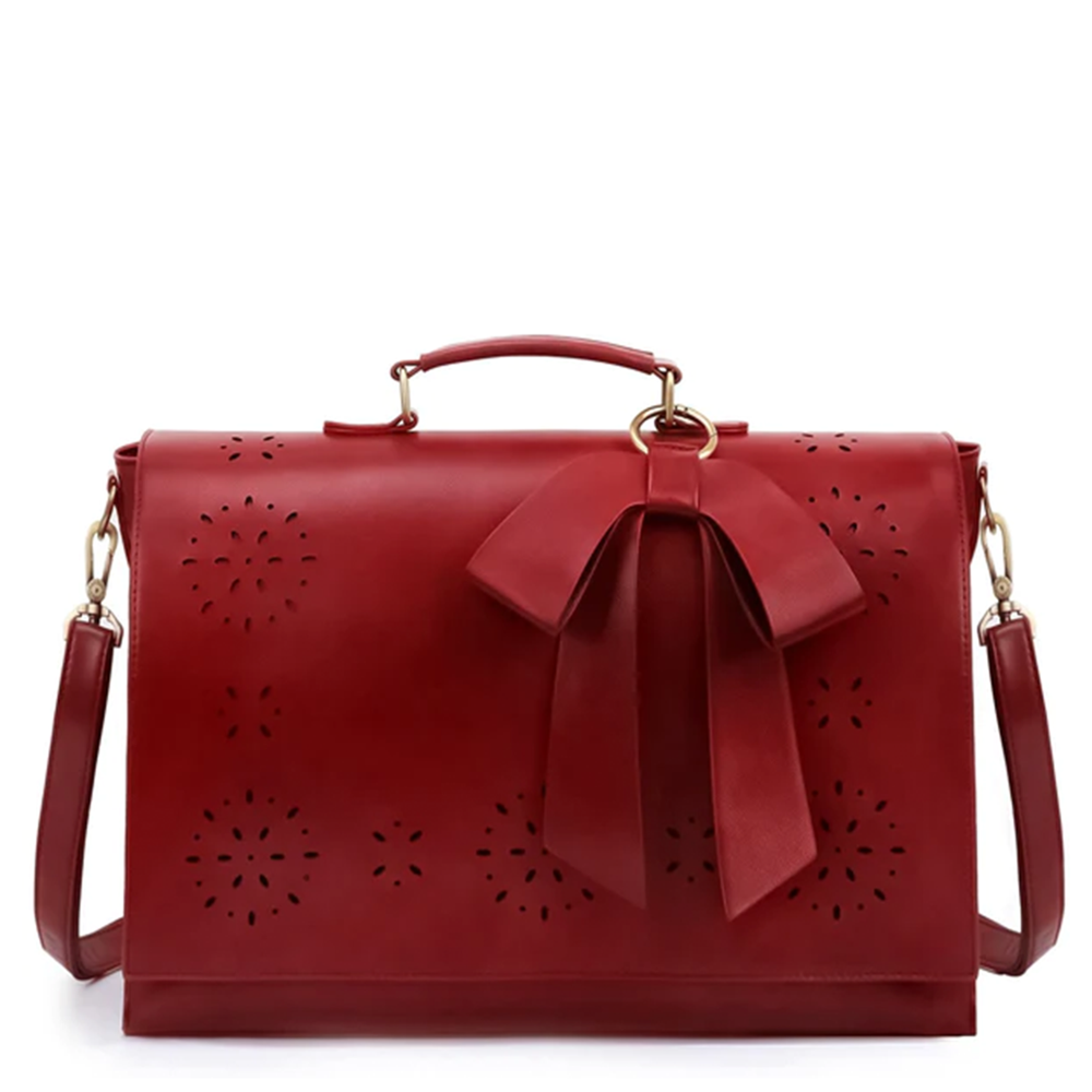 Elegant Bow-Tie Satchel